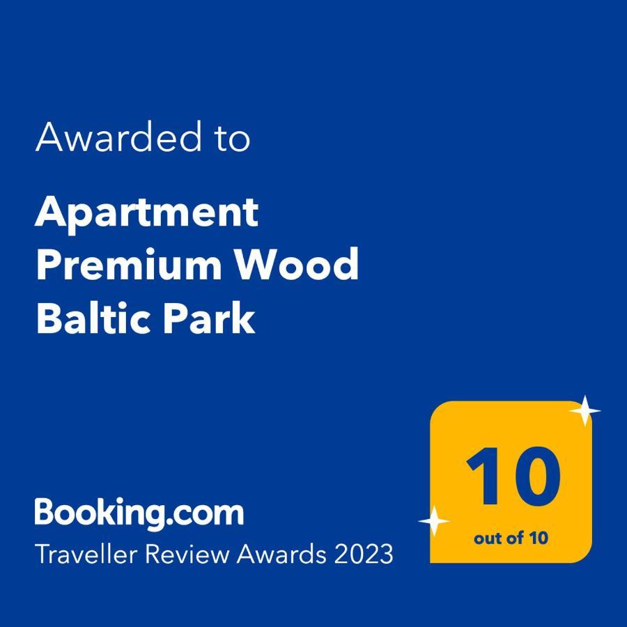 Apartment Premium Wood Baltic Park - 58M2, 3 Pokoje 斯蒂格纳 外观 照片